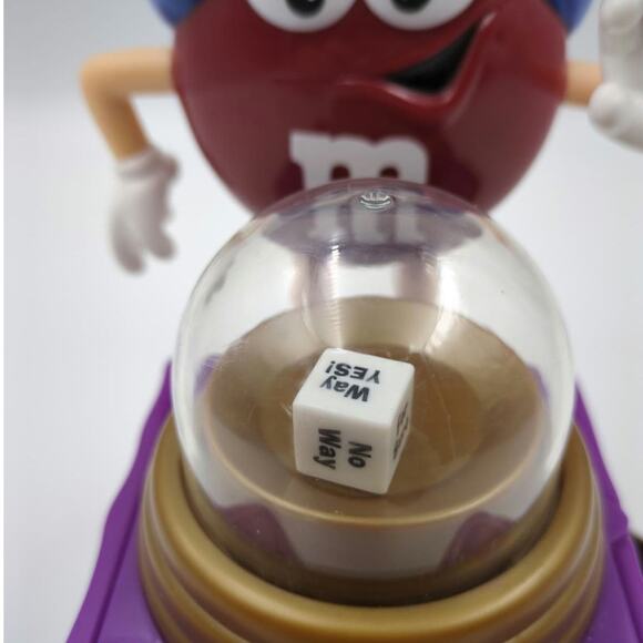 M&M Fun Fortunes Teller The Great Red-Ini Candy Dispenser Official Collectible - Picture 2 of 9